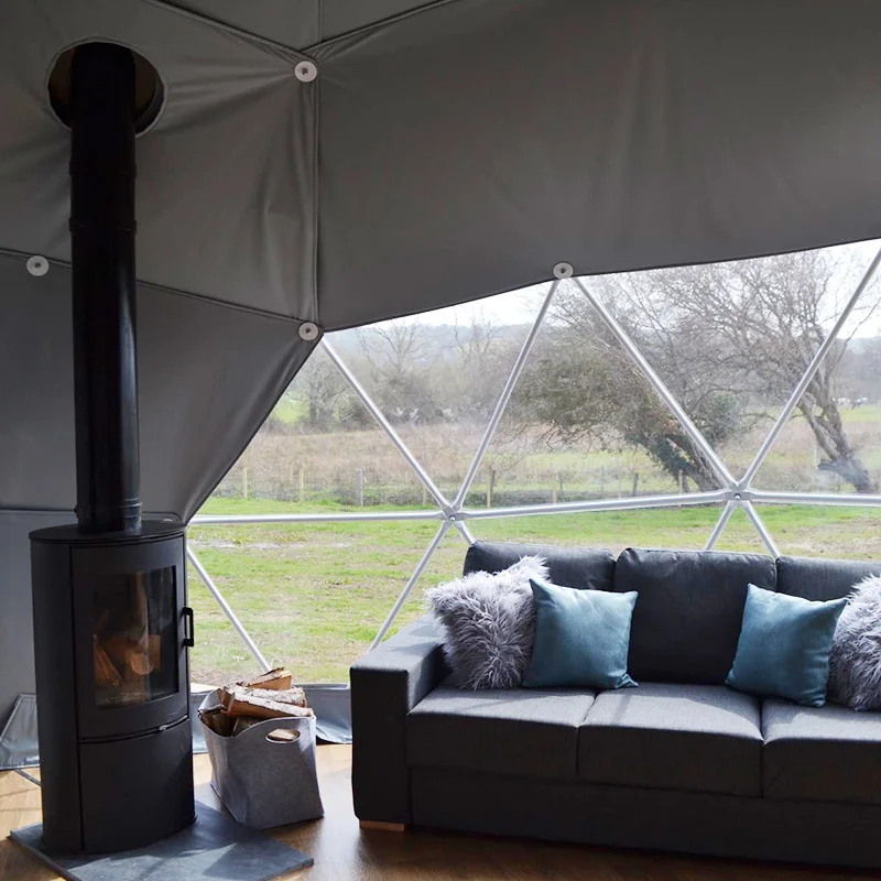 YUNTU Snow Glamping Tent Dome Circus Geodesic For Sale