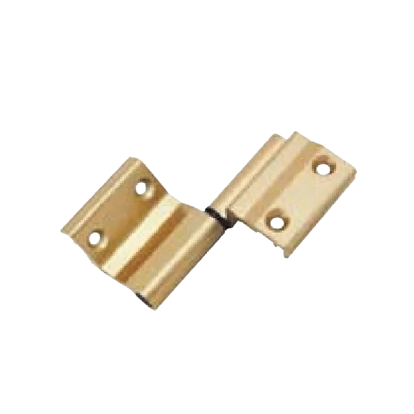 Lightweight & Strong Gold Aluminum Hinges for Doors and Windows