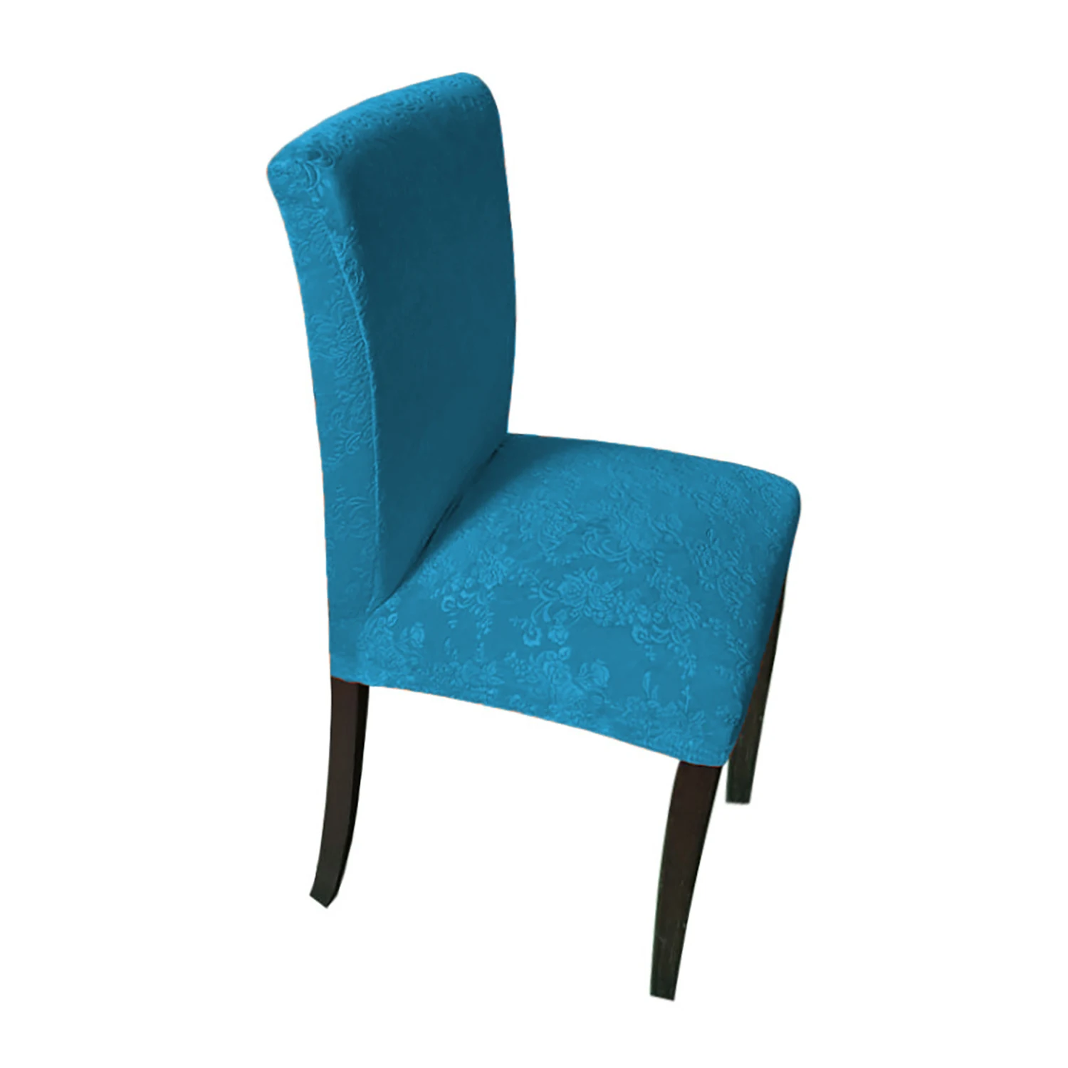 Removable Washable Furniture Protector Slipcovers Fitted Stretch Velvet Dining Chair Seat Covers