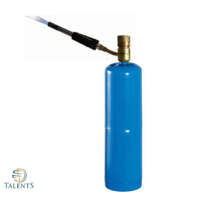 carbon steel DC03 Disposable empty steel gas cylinder for gas mapp connect to welding torch