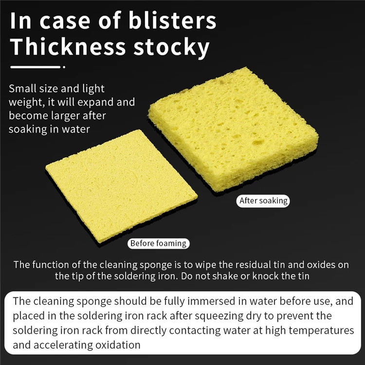 solder tip cleaning sponge
