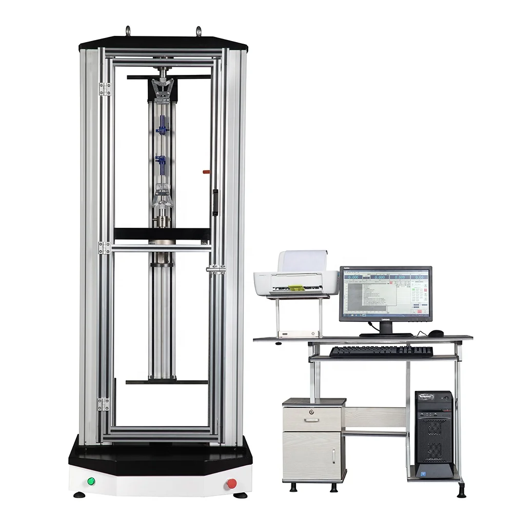 5KN Computerized Electronic Rubber Tensile Test Equipment Material Elongation Tester Strength Testing Machine