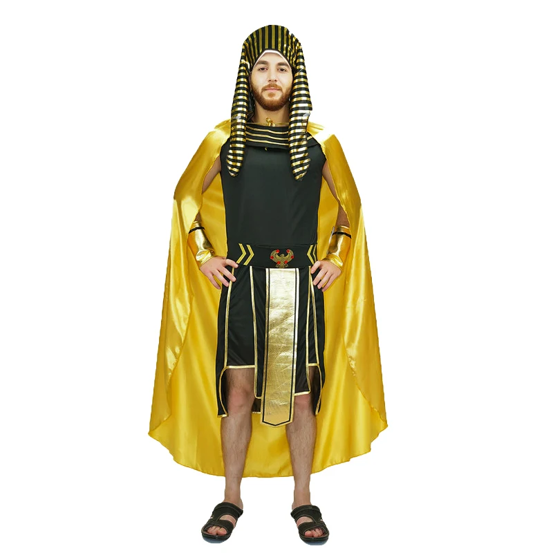 Cosplay national style Costume For Men native Party Clothes national Pharaoh Costumes With Cloak