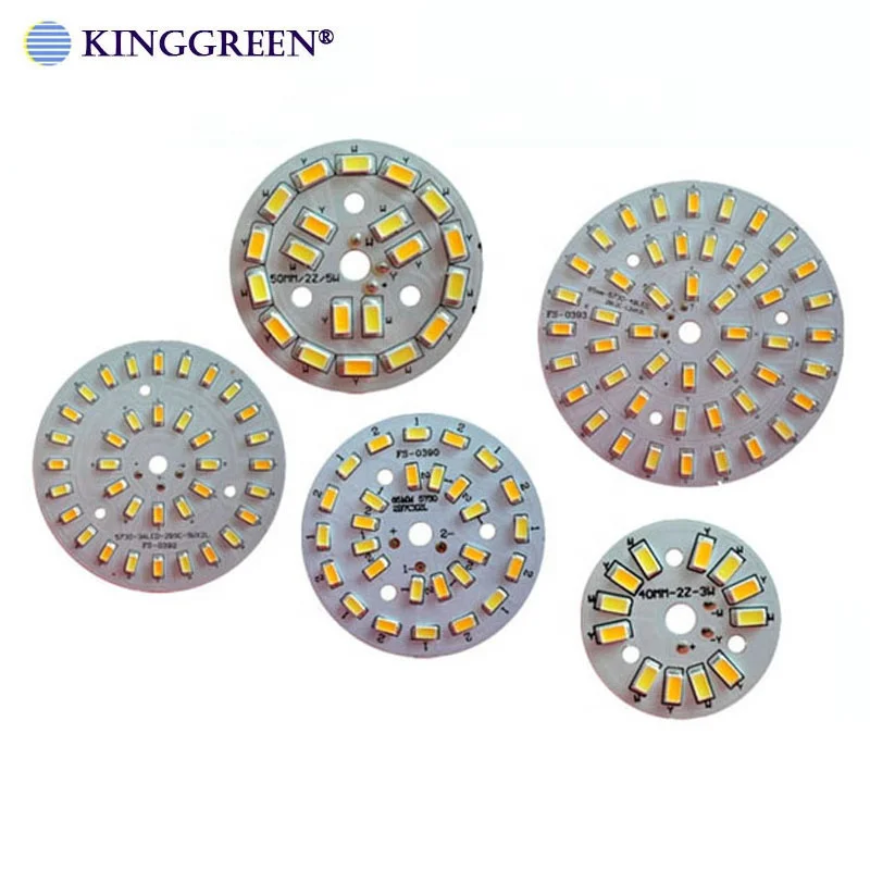 High Quality 3W5W7W9W12W LED Double Color  WW3000K & CW6000K Dimmable LED Module Light Board For Smart Lighting