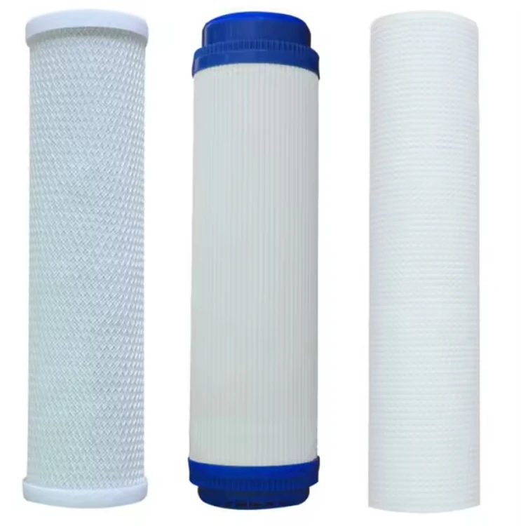 Customizable Filter Housing 3 Stage Water Pre-filtration PP+UDF+CTO Countertop Water Purifier Water Filters For Home Drinking