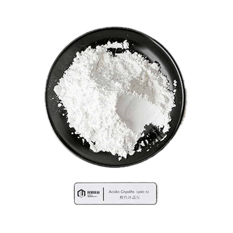 white powder Acidic Cryolite for ceramic industry filler