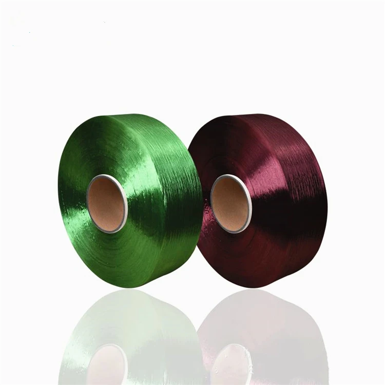 Wholesale Recycled Semi Dull Bright Colors FDY cone dyed 100% polyester fdy yarn sewing thread