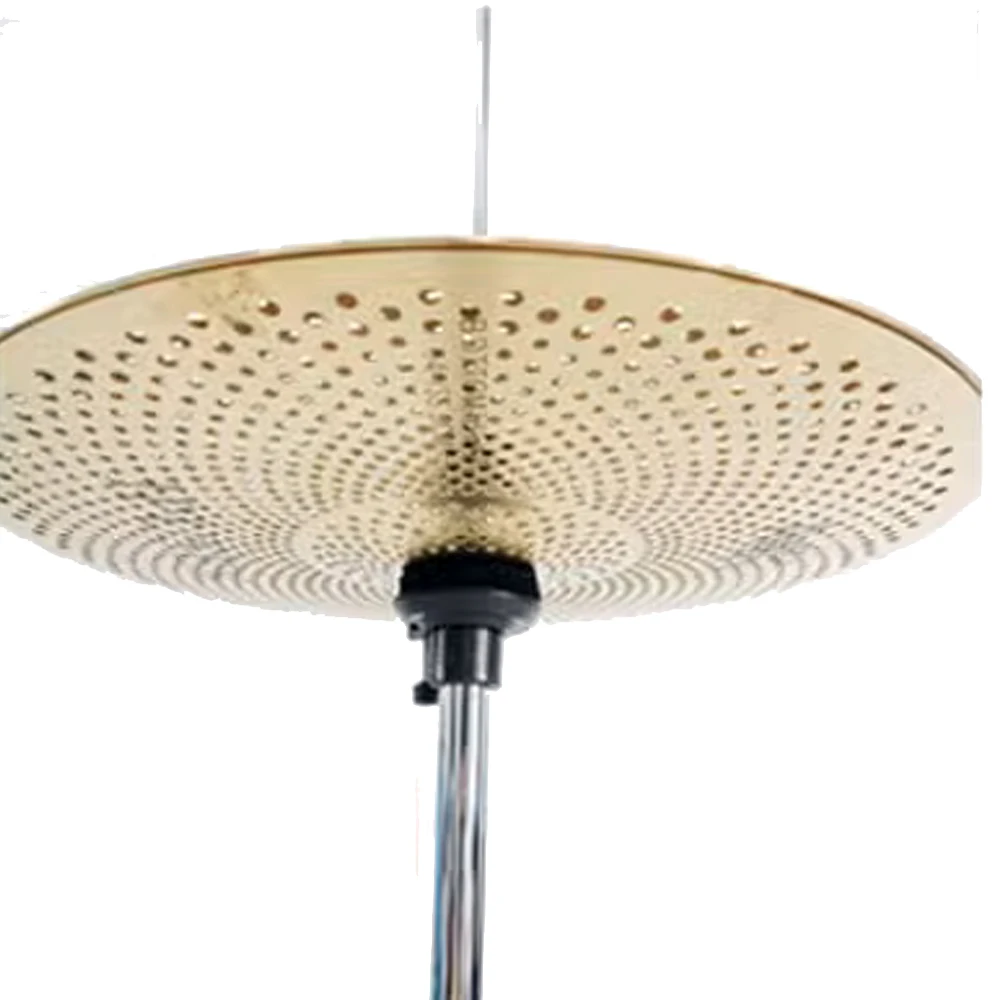 New Gold Color Percussion Instrument Parts Musical Jazz Drum Muted Crush Cymbal With Holes