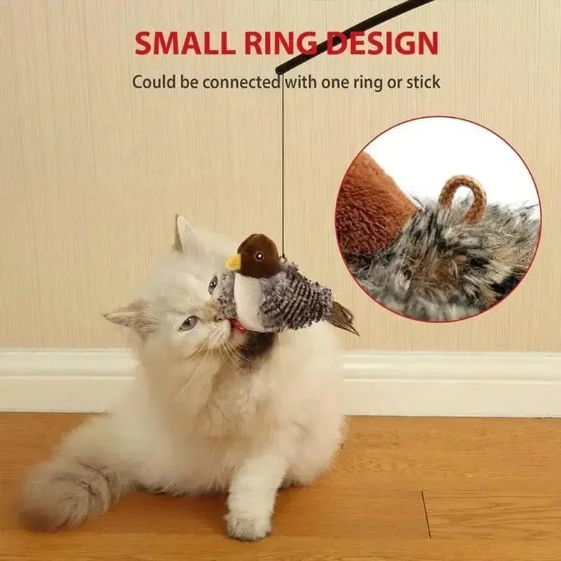Kitten Interactive Chirpping Bird Cat Toy For Indoor Cats Self Play