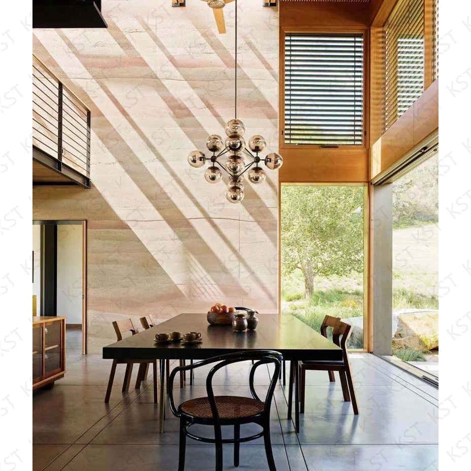 Flexible stone panels exterior wall stone veneer high quality artificial slate 3D stone veneer sheets Rammed earth