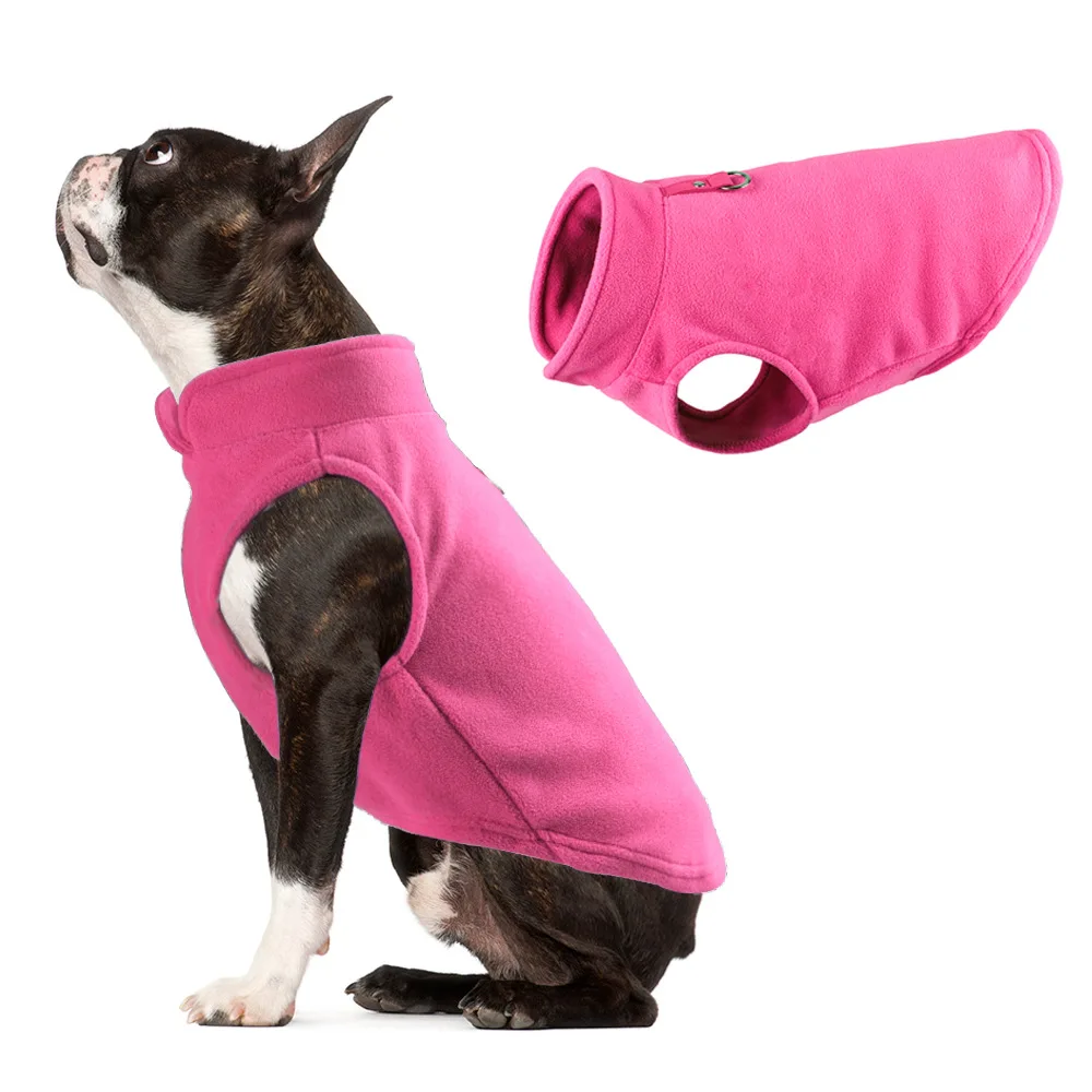Hot Sale Dog Clothes Fall Winter Thickened Luxury Dog Sweater Hoodie Fleece Multicolor Pet Vest Apparel