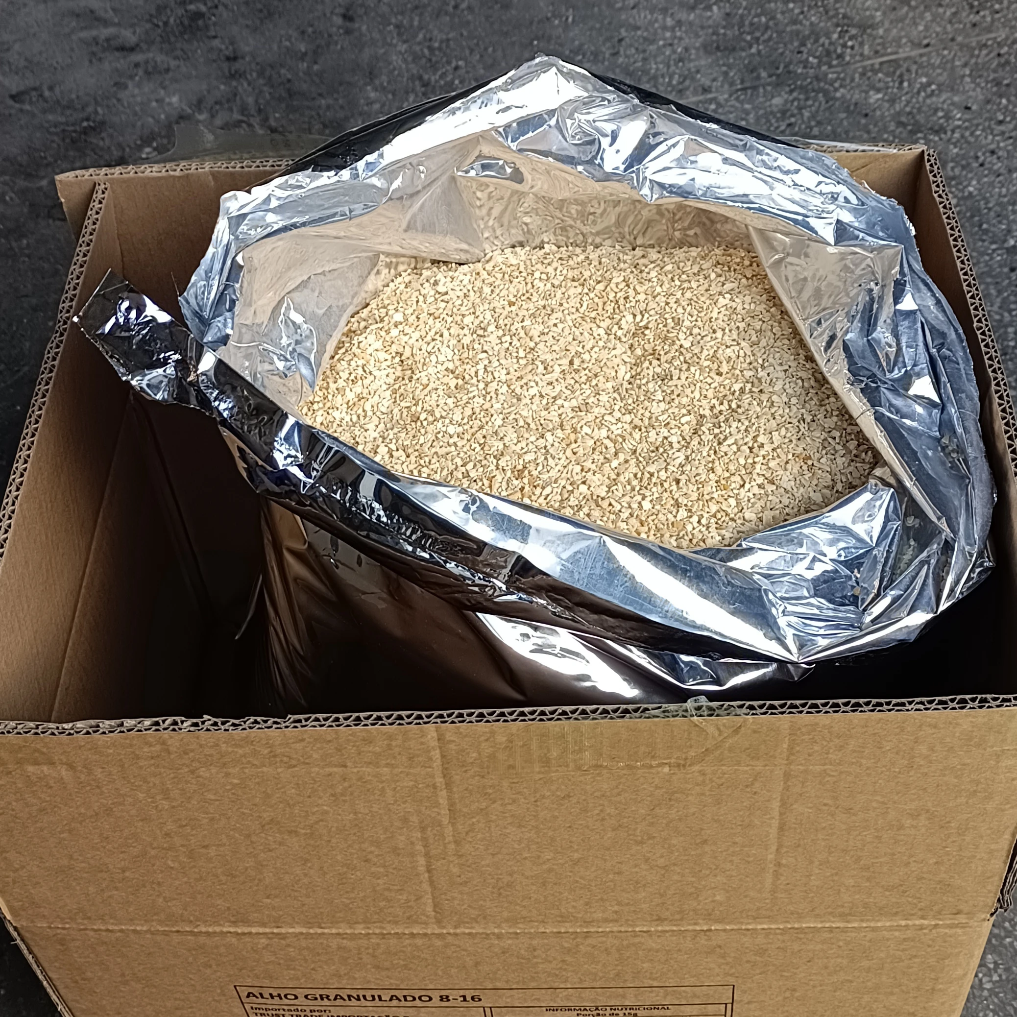 Dried Minced Garlic EU USA Market Garlic Granules 25kg Box Granulated Garlic Factory