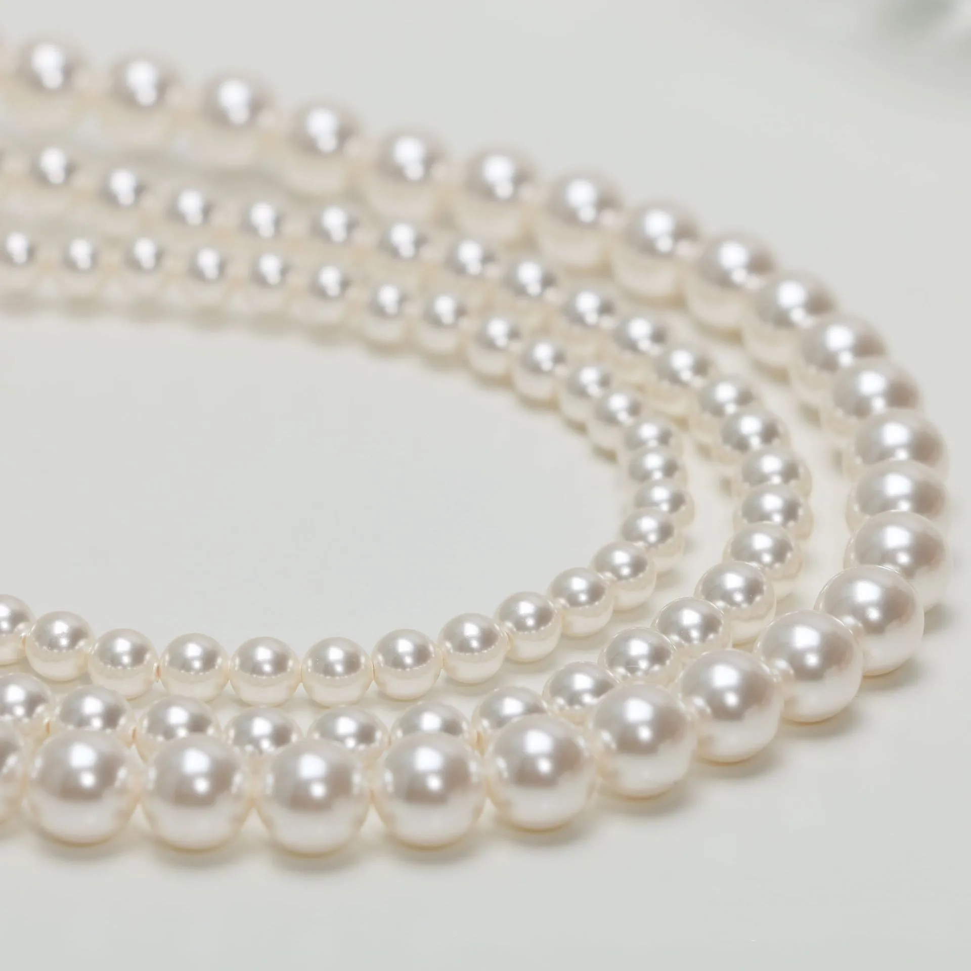 Vintage Crystal Freshwater 6mm 8mm Pearl Choker Necklace Real Pearl Necklace Women
