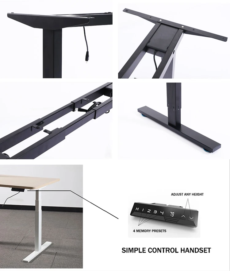 Modern Design Electric Height Adjustable Executive Office Lifting Computer Table