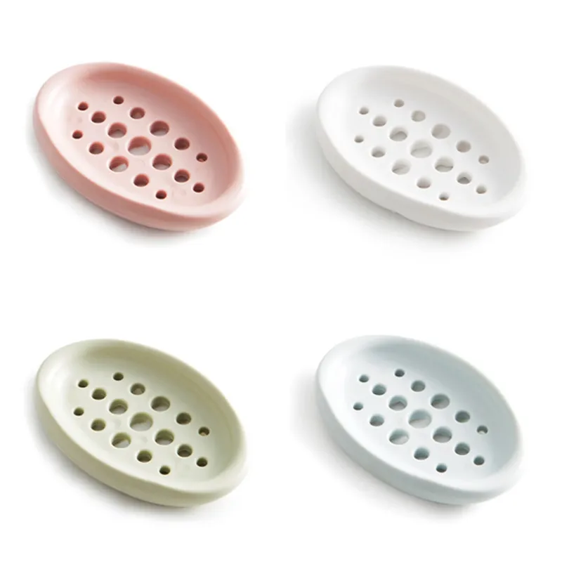 Portable Soap Plate Holder Bathroom Shower Soap Storage Plate Holder Plate Container Home Bathroom Products