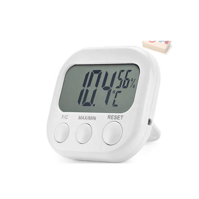 Small Pocket OEM Fahrenheit Celsius MAX MIN-Memory Air Comfort Indicator Indoor Digital Hygrometer Thermometer