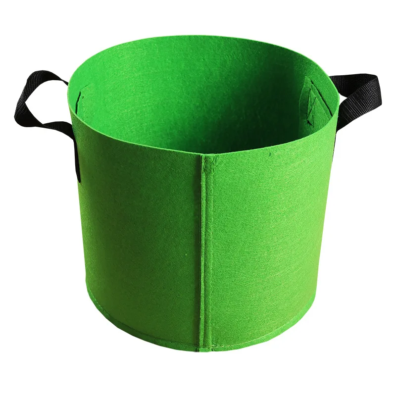 Thickened non-woven planting bucket roof felt planting bag garden balcony planting pot bag