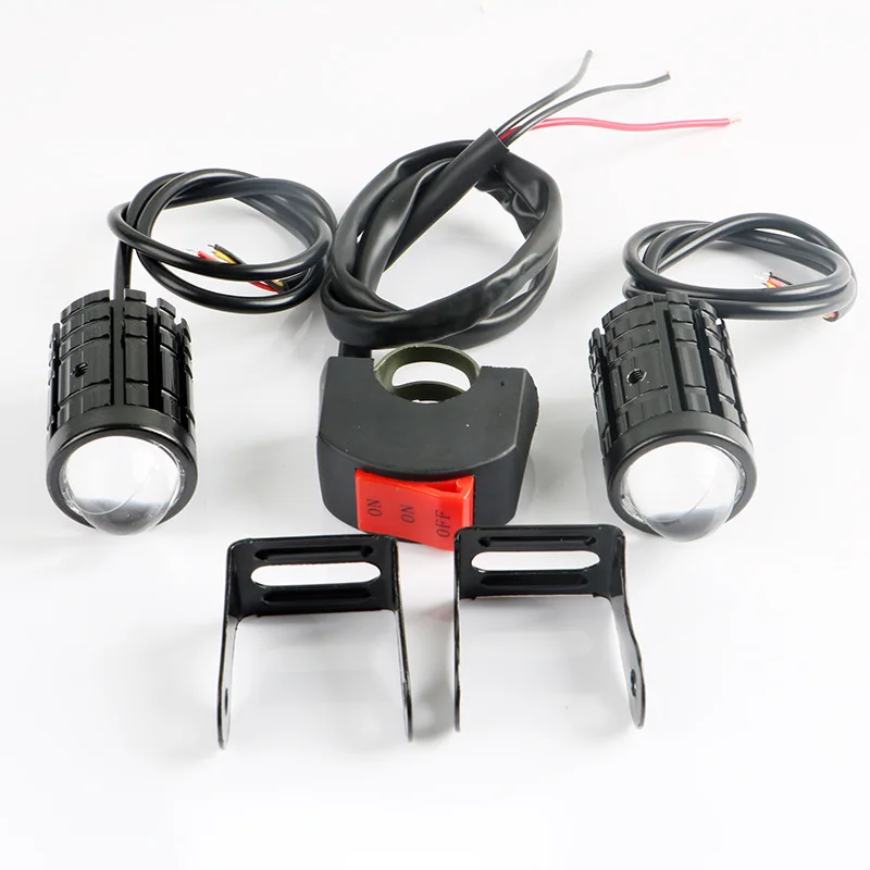 Motorcycle Light Led Headlights Electric Motorcycle Electric Vehicle Super Bright External Explosion Flash Night Light