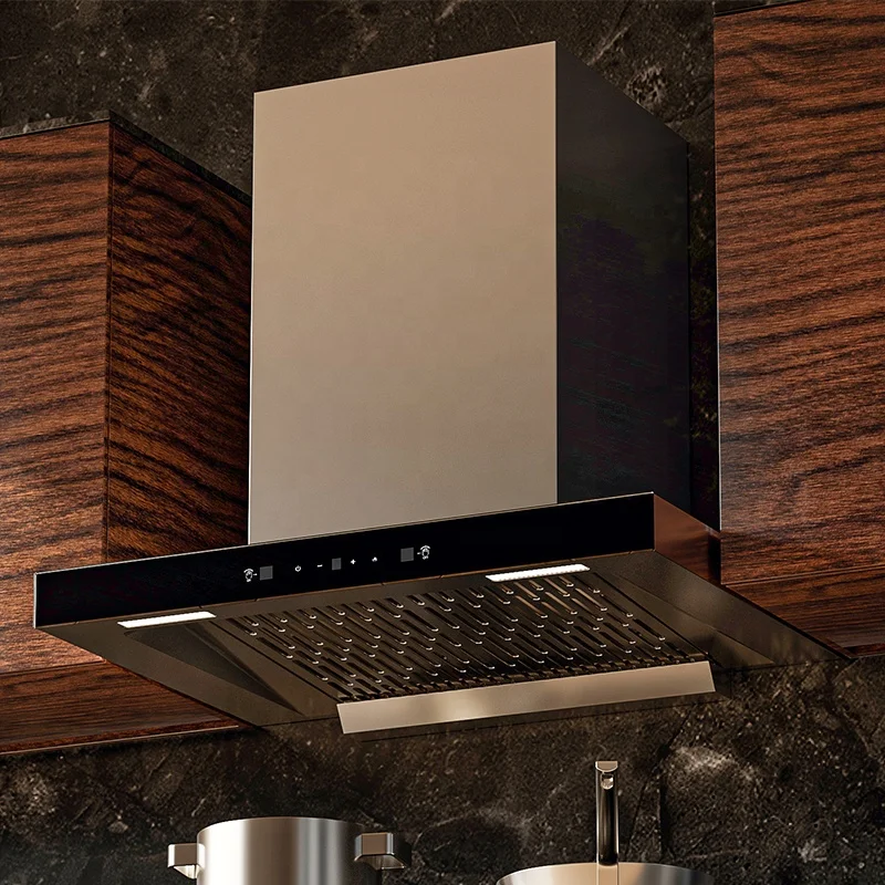 30-дюймовая нержавеющая сталь с сенсорным управлением для коммерческих ресторанов Вытяжная дымоходная