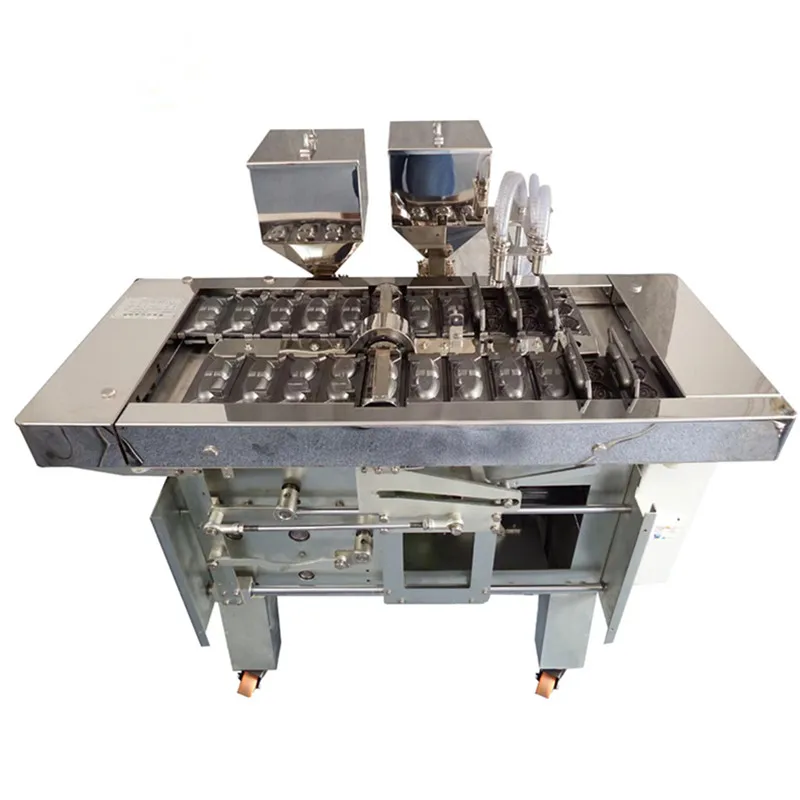 Automatic Electrical Delimanjoo Making Stuffing Fill Korean Mini Fish Cake Moshi Manju Maker Machine For Corn Walnut Shape Cake