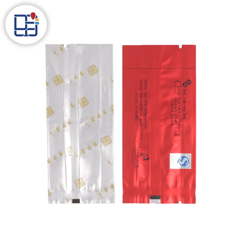 
OEM Chinese Supplier Custom Reusable Packaging Back Sealed Tea Bag Pouches 