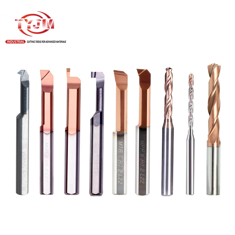 carbide end mill for stainless steel 4 Flute diamond coated cutting tools high precision cnc high quality milling cutter