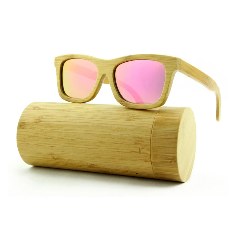Adult men women handmade sunglass wood real bamboo sunglasses custom baby toddler size sun glasses