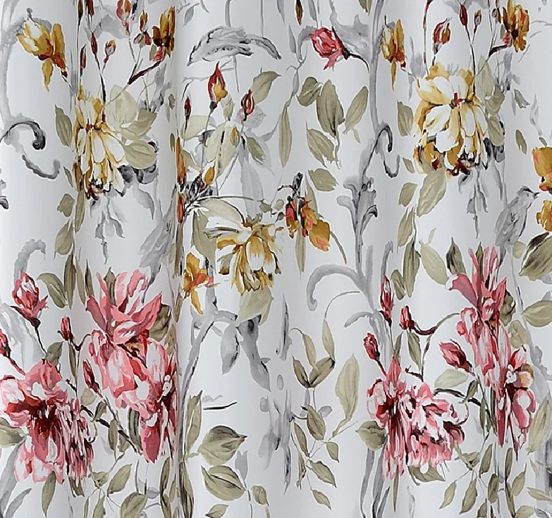 Blackout window printed curtain printing print curtains