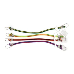 Фабричный новейший уличный высокостандартный прочный резиновый и полиэфирный тканый банджи-шнур