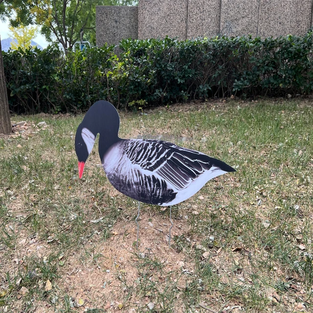 Hunting Plastic Products Custom Snow Goose  silhouette Decoys Hunters Corrugated Board Decoy Best Price PP Sheet