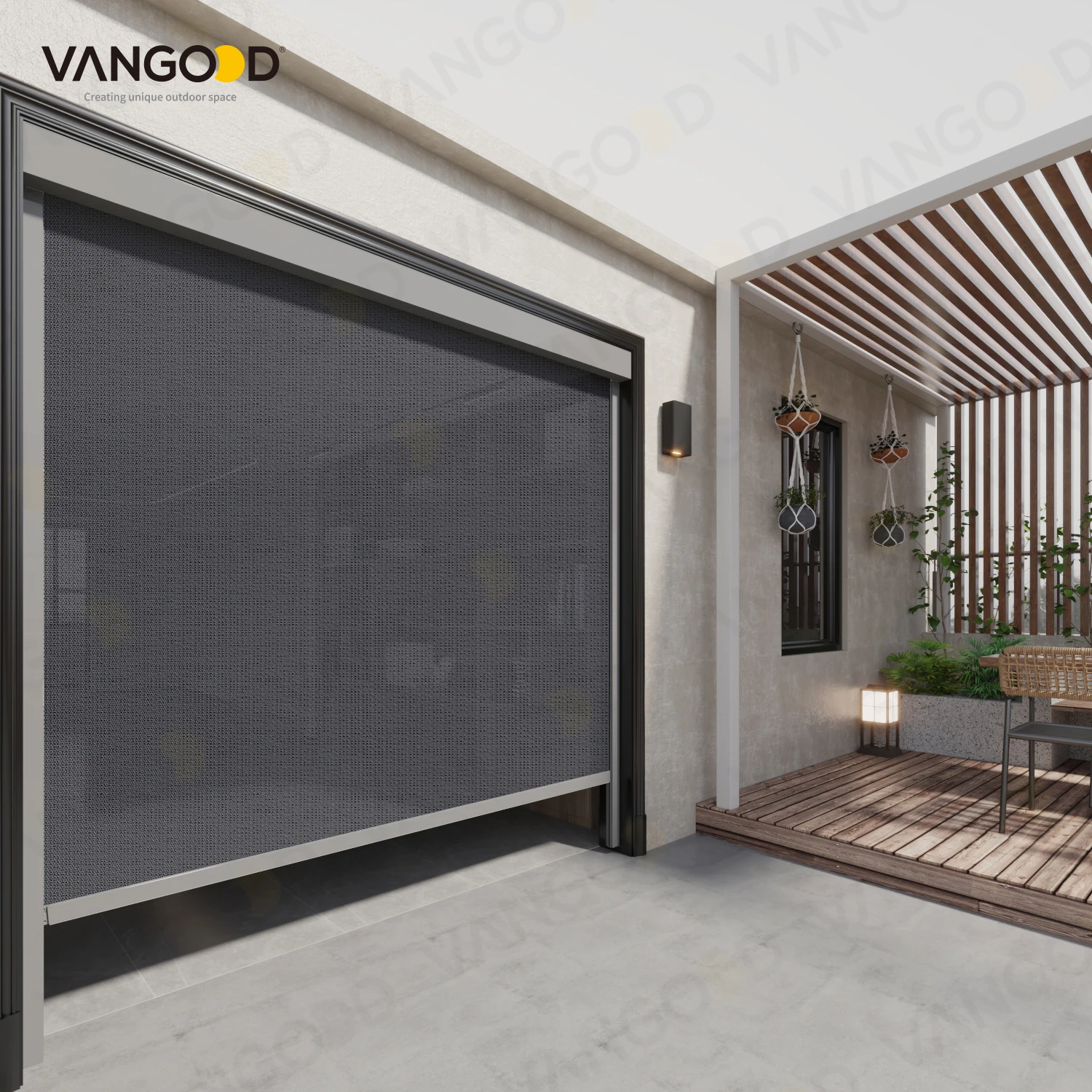 High Quality Patio Outdoor Sales Shade Transparent Sun Blinds Insect Screen Roll Up For Verandas