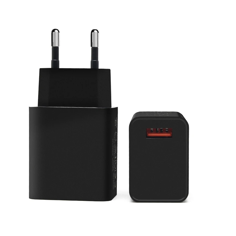  2021 горячая распродажа 18 Вт USB адаптер питания быстрая зарядка 3 0 зарядное устройство с европейской вилкой настенное для мобильного телефона ноутбука пользовательским