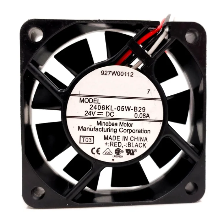 Электронные компоненты 2406KL-05W-B29 24V 0.08A 1,92 W 6015 3-жильный рассеивания тепла вентилятор осевой вентилятор