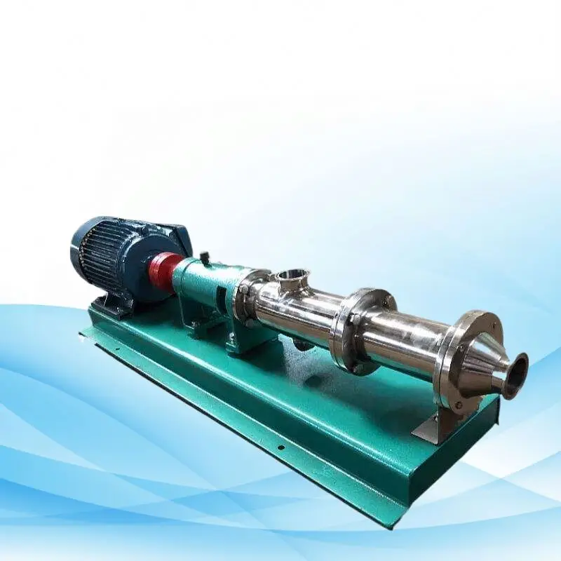 Ace Stainless Steel Helical Rotor Eccentric Screw Grease Conveying Corrosive Liquid Progressive Cavity Pump For Fruit Jam Pulp