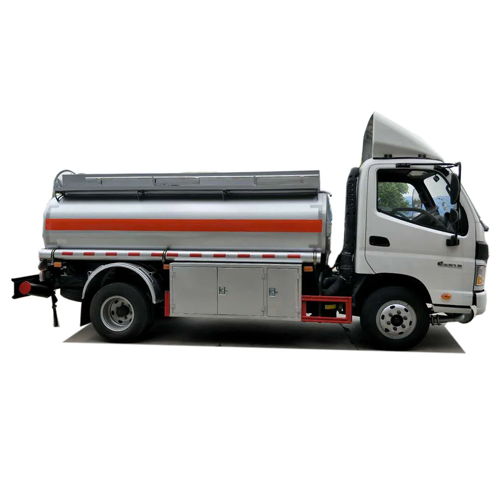 Foton 4000 Liters  Diesel / Petrol Refuel Vehicle  6 Wheels  LHD RHD  Mobile  Fuel Truck For Sale