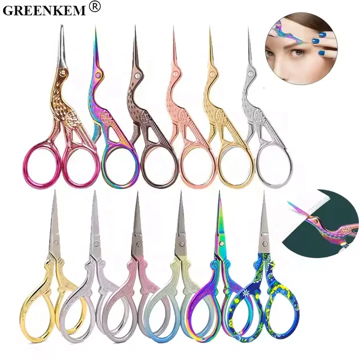 Hot Stainless Steel Nail Scissors U-shaped Nail Nlipper Crane Scissors Metal Clipper Russian Style Edge Nail Cutter