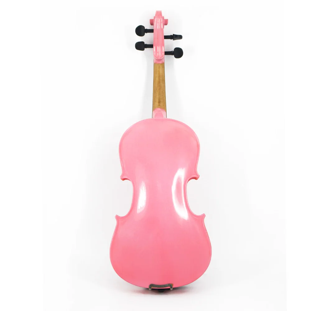 Tongling Pink Violin in stock Beginner Violin Solid Wood Violin