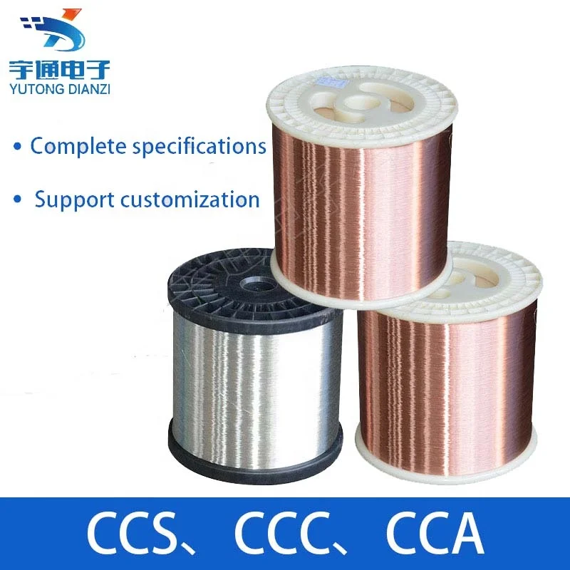 Electrical products Lead Braided Cable Material 0.10mm-2.0mm Tinned Copper Clad Steel Wire TCCS