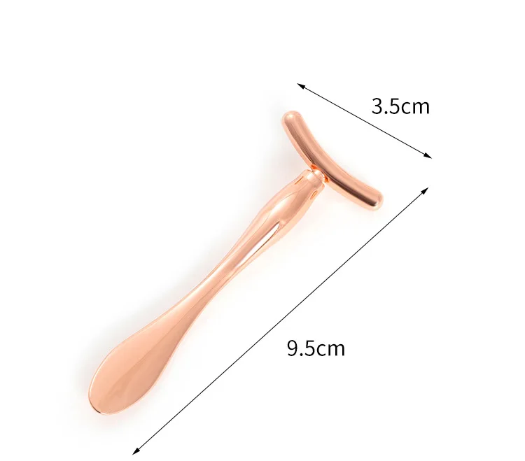 T-Shaped Reduce Dark Circles & Puffiness Facial Massage Tool Eye Cream Applicator Massage Stick Eye Serum Roller Ball