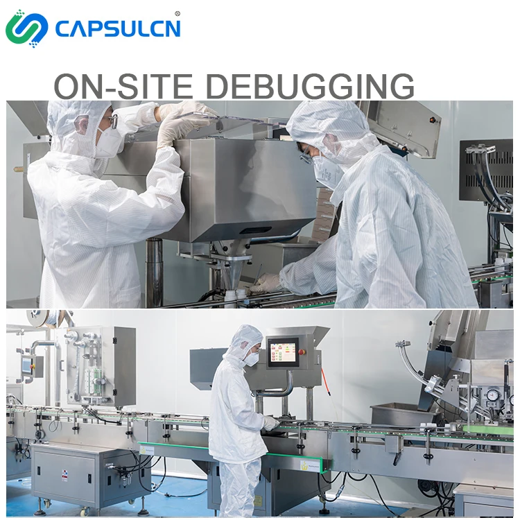 High Speed Fully Automatic Chewing Gums Gummy Bear Soft Candy Packing Bottling Pill Capsule Tablet Counting Machine Line