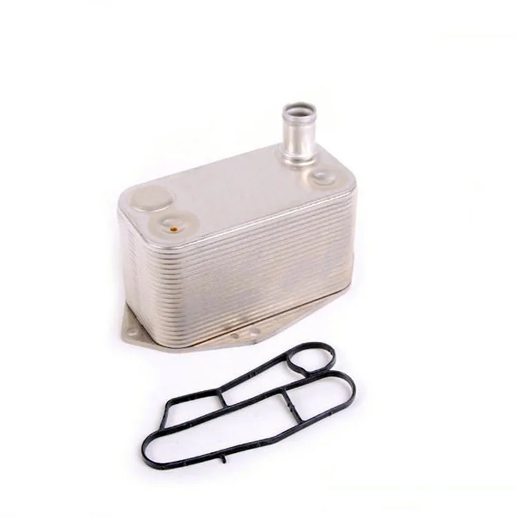 Aluminum Transmission Engine Oil Cooler Kit housing For 11422247204 / 78792145