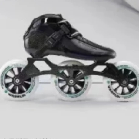 YSMLE Hot Sale Super 3 wheels inline skate High Quality Carbon Fiber Speed Fast Inline Speed  Skates