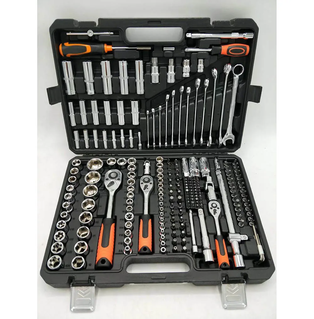 Китай, OEM, 219 шт., лидер продаж, новые инструменты для ремонта, 1/4 дюйма, 3/8 дюйма, 1/2 дюйма, комбинированные наборы автоматических инструментов, набор гнезд, ручной инструмент