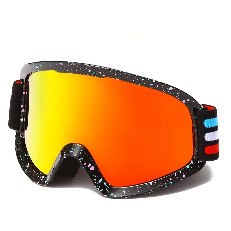 Wholesale Double Layers Anti-Fog Ski Goggles Snowmobile Masks Eyewear Men Women Skiing Glasses Snow Snowboard Googles
