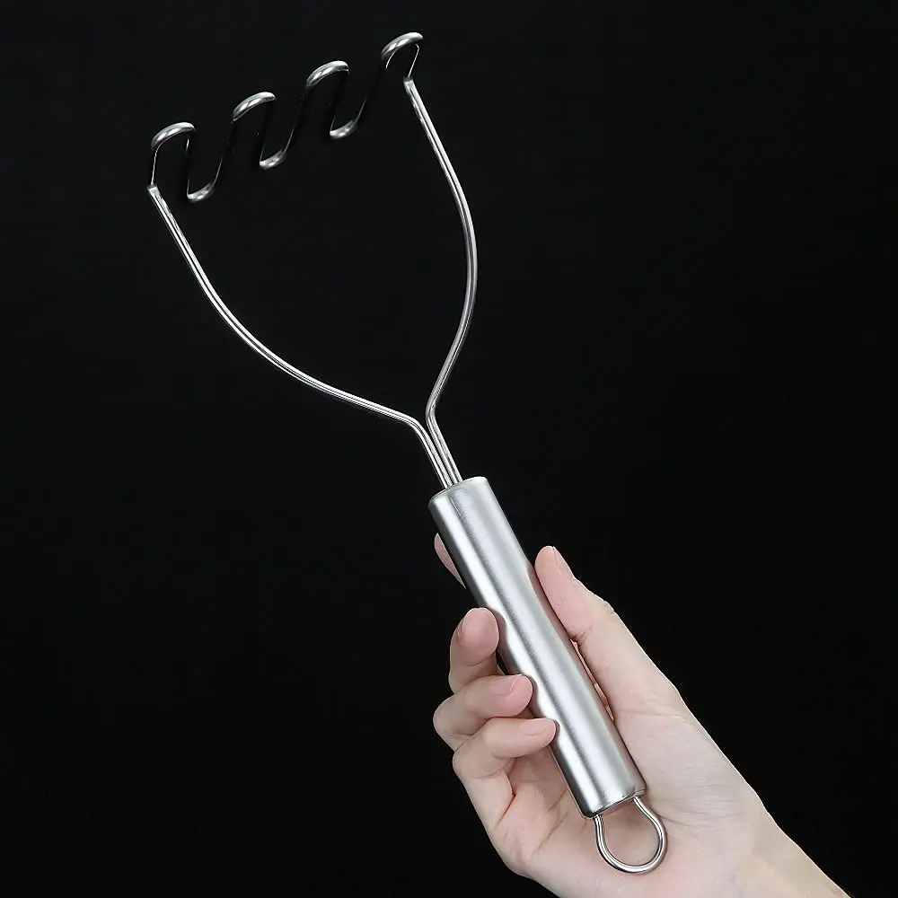 Potatoes Wavy Pressure Ricer Accessories Stainless Steel Kitchen Gadget Wave Shape Potato Masher Press Cooking Tool Mashed