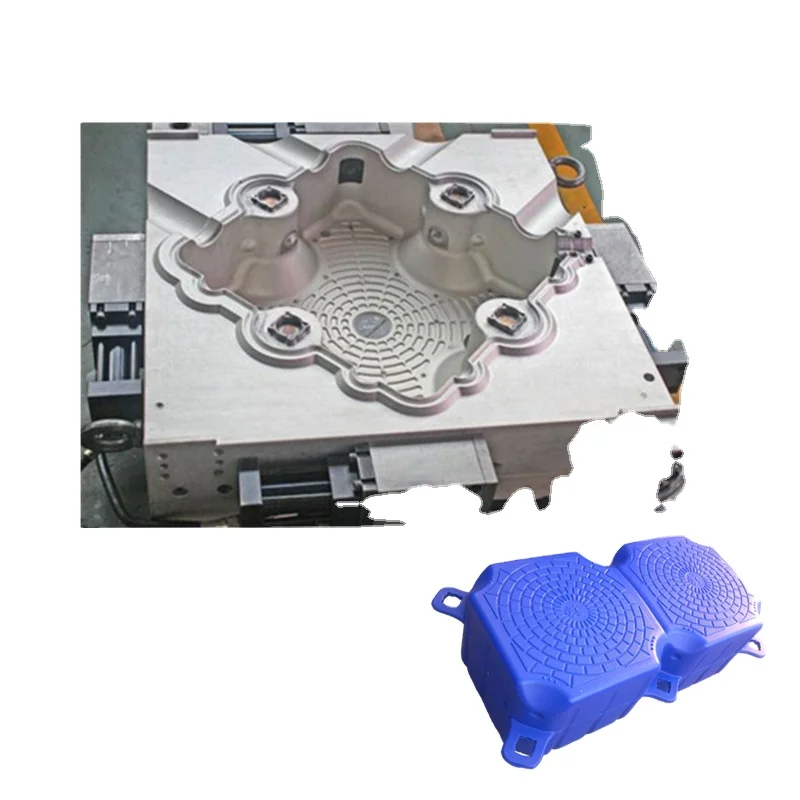 Customized plastic pontoon dock floating cube steel blow mould mold