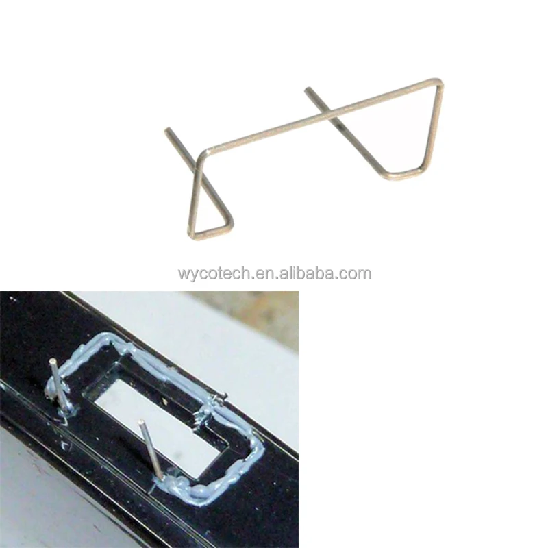 U Shapes OEM and ODM Hot Staples for Hot Stapler Plastic Repair Bumper Bodywork/Plastic Soldering/hot welding staples
