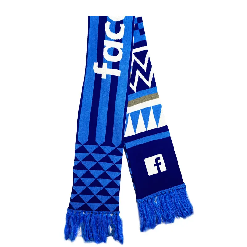 Hot Sale Wholesale Fan Scarf Custom Any Logo Scarf Football Club Scarf