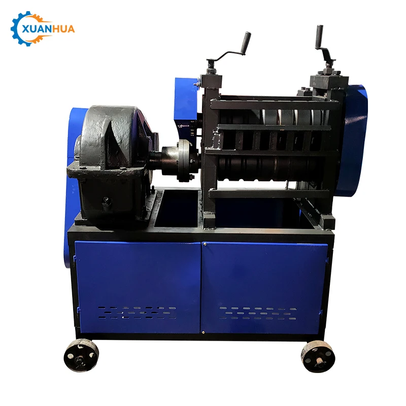 scrap rebar straightening machine used waste short steel bars wire straightening machine