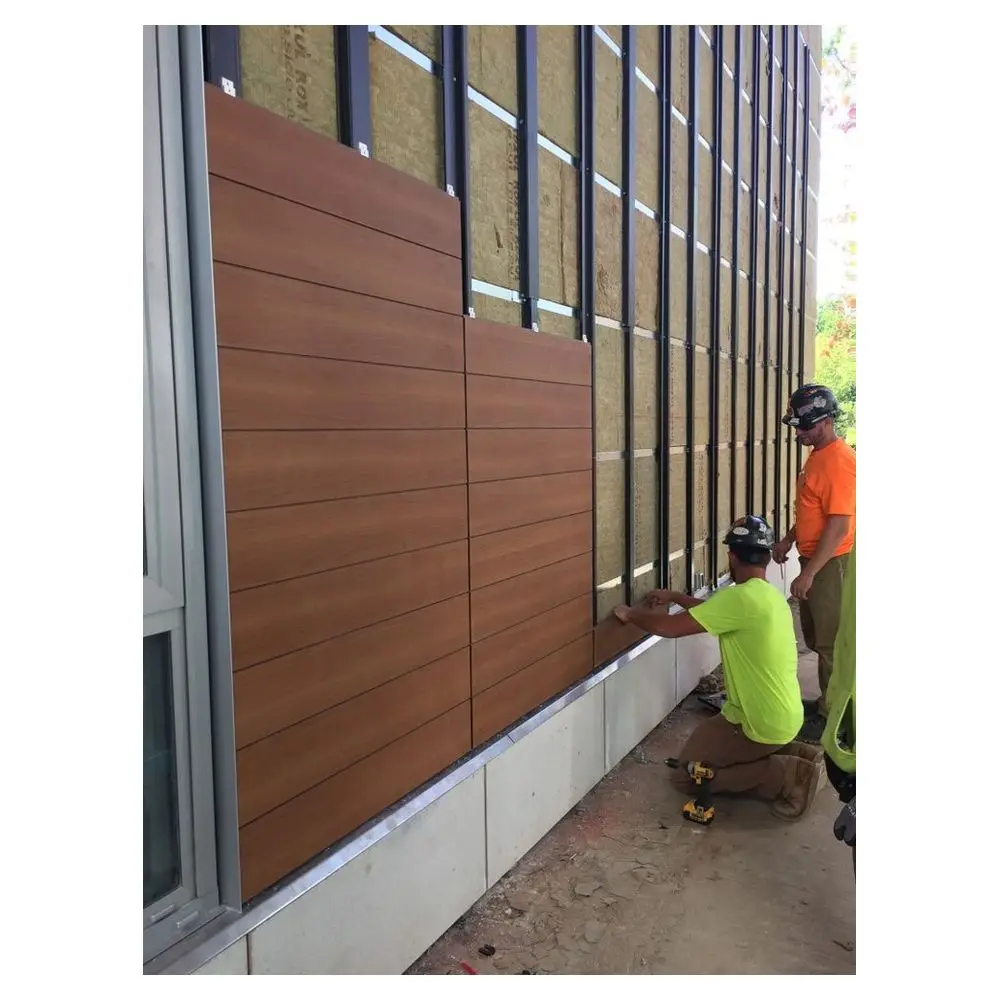 High Density Hotel Villa Using Waterproof Fiber Cement External Wall Cladding Board 15mm